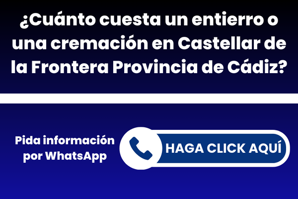 ¿Cuánto cuesta un entierro o una cremación en Castellar de la Frontera Provincia de Cádiz?